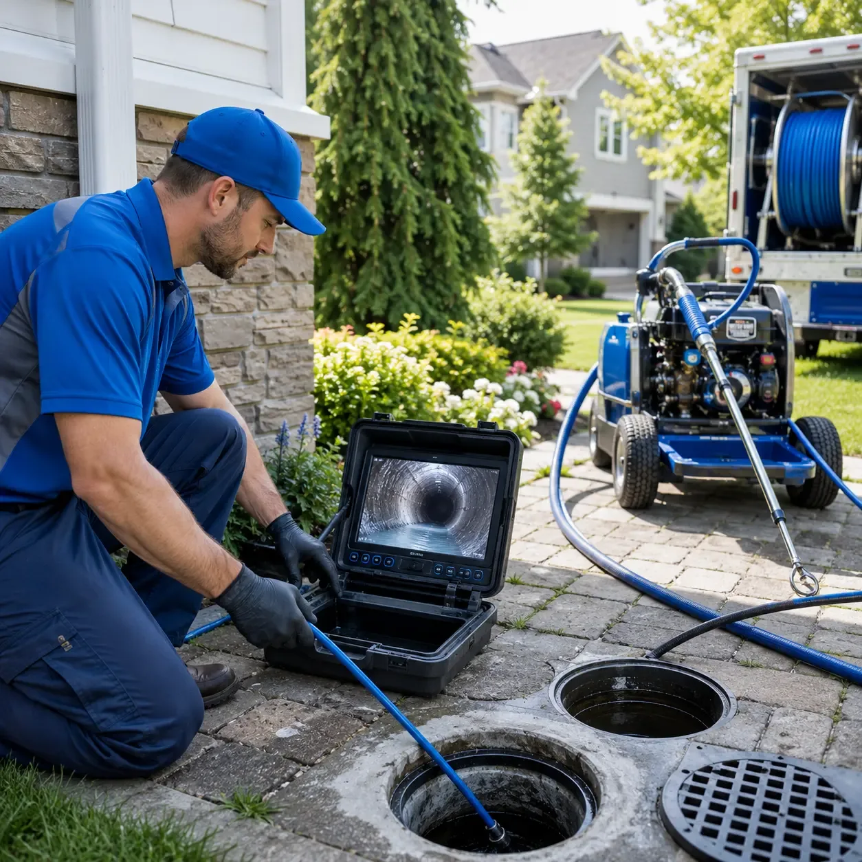 Outdoor drain cleaning professionals serving Linden, MI