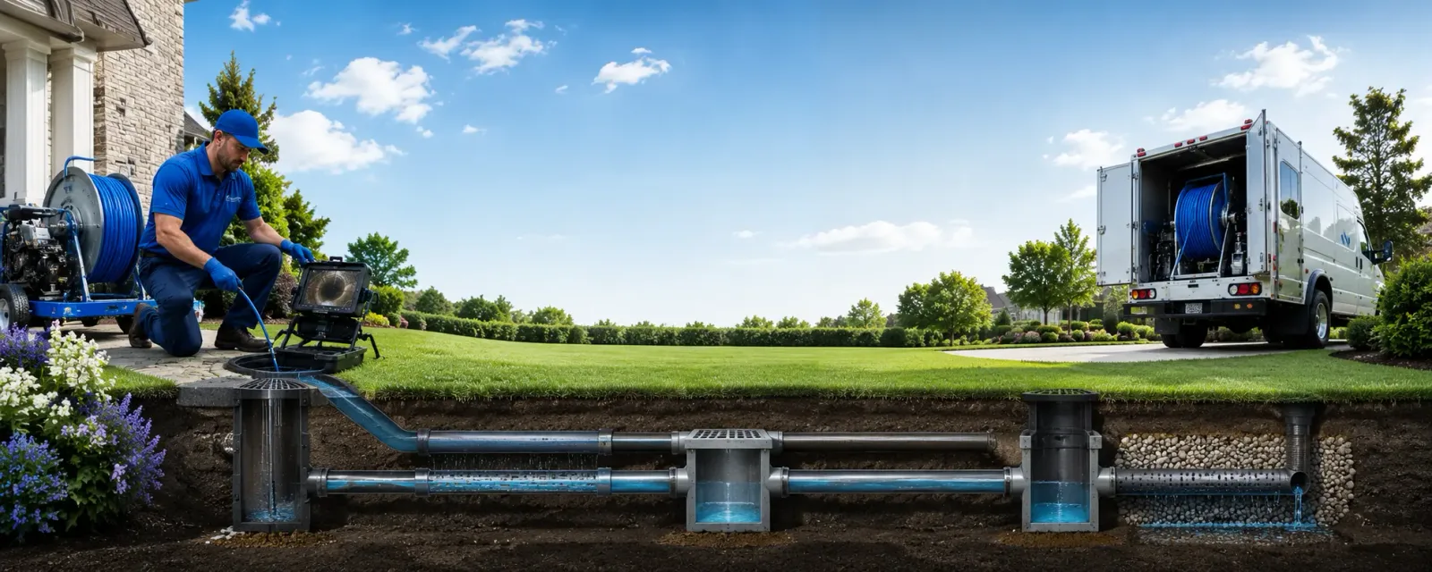 Outdoor drain cleaning information for Linden, MI