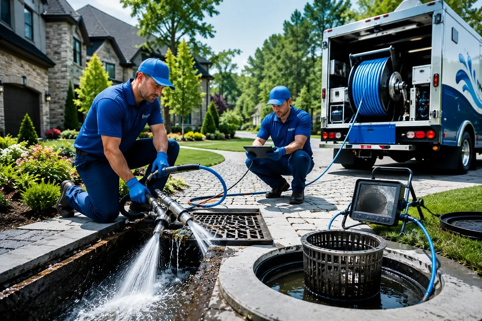 Local outdoor drain cleaning professionals in Linden, MI